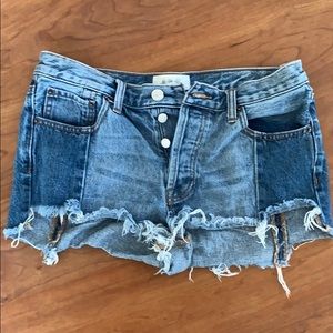 Free People Jean shorts